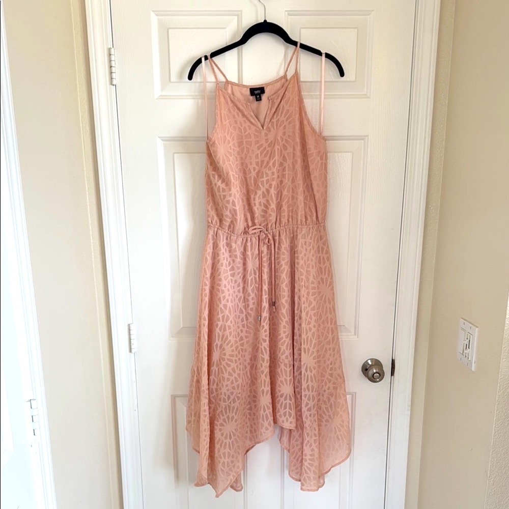 Mossimo Supply Co. Asymmetrical Dress in Blush Pink